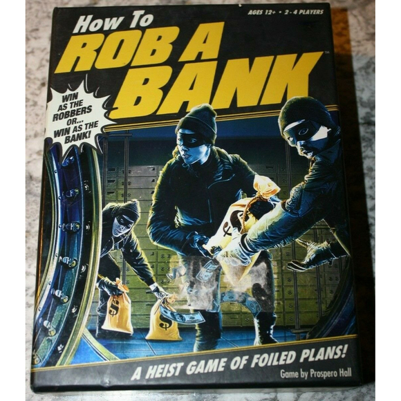How to Rob a Bank Board Game Win As The Bank Or Win As The Robbers!  New - Picture 1 of 4